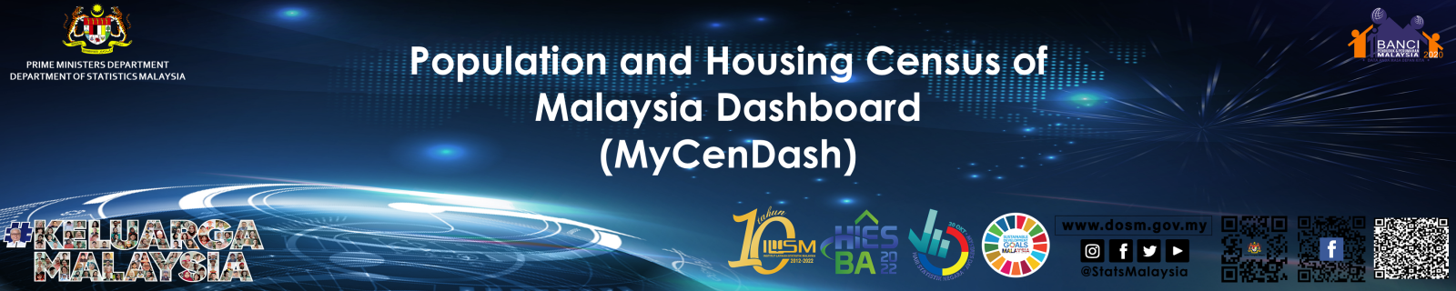 Population and Housing Census of Malaysia Dashboard (MyCenDash) 